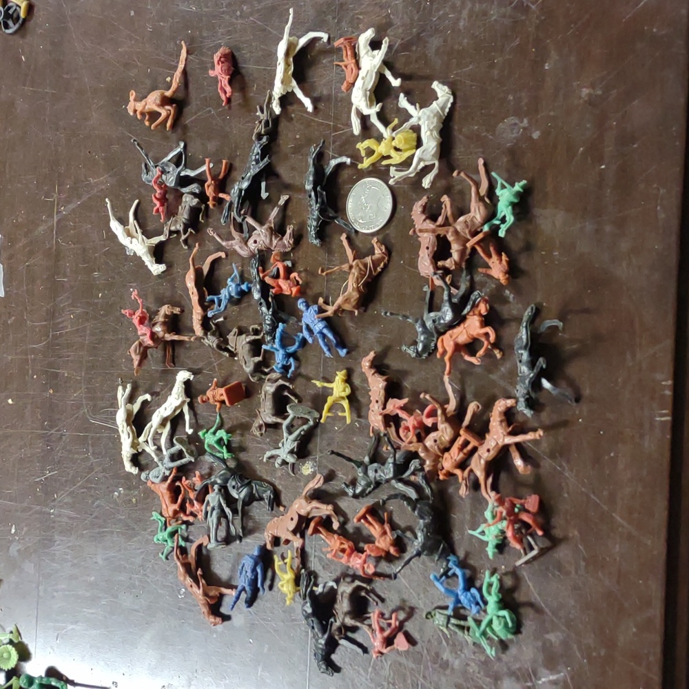 Vintage civil war figures